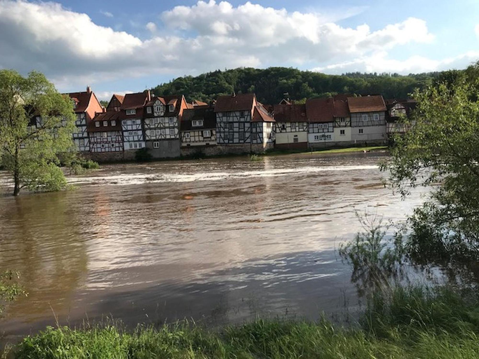 Ferienhaus Am Fulda-Ufer Rotenburg an der Fulda Exterior foto